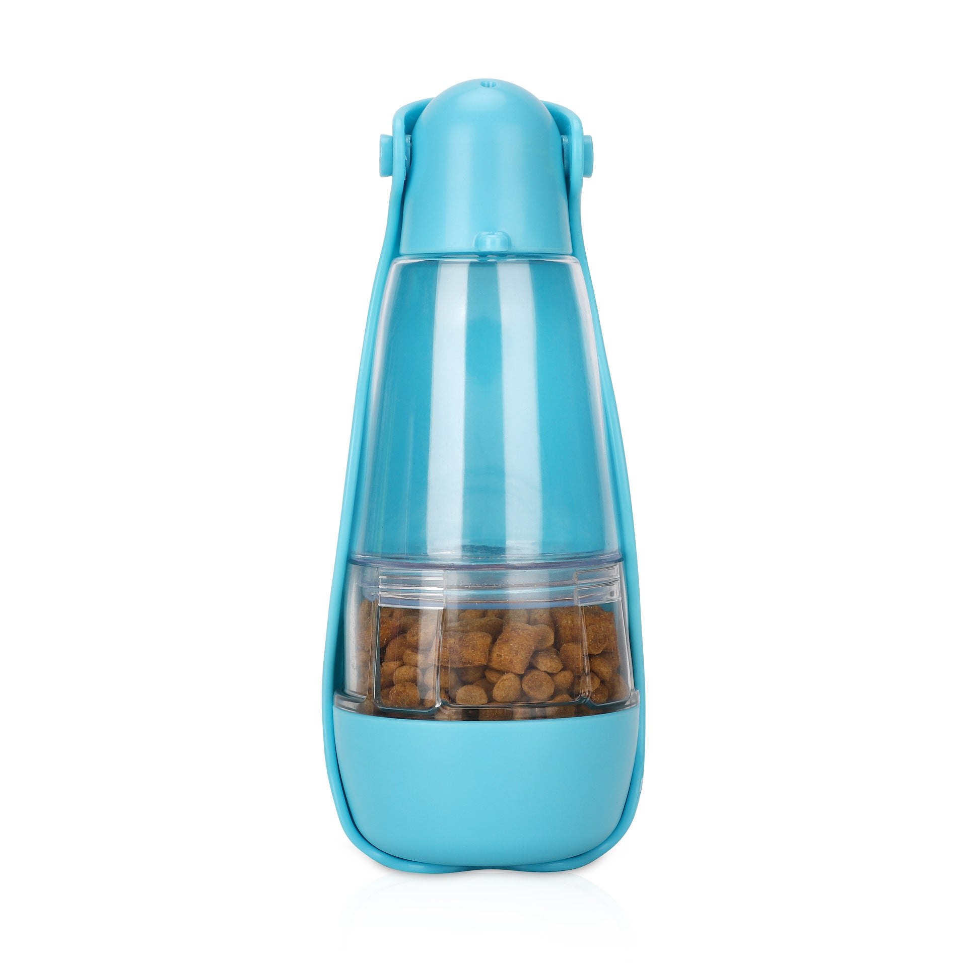 Foldable pet travel water bottle color range for dogs and cats